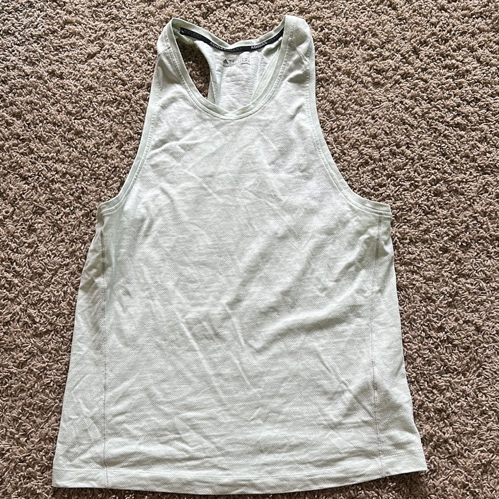 Adidas Men’s Light Green Tank Top